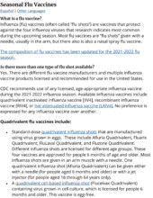 Seasonal Flu Vaccines